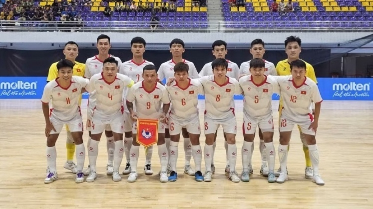 Đội tuyển futsal nam Việt Nam vươn lên Top 20 thế giới