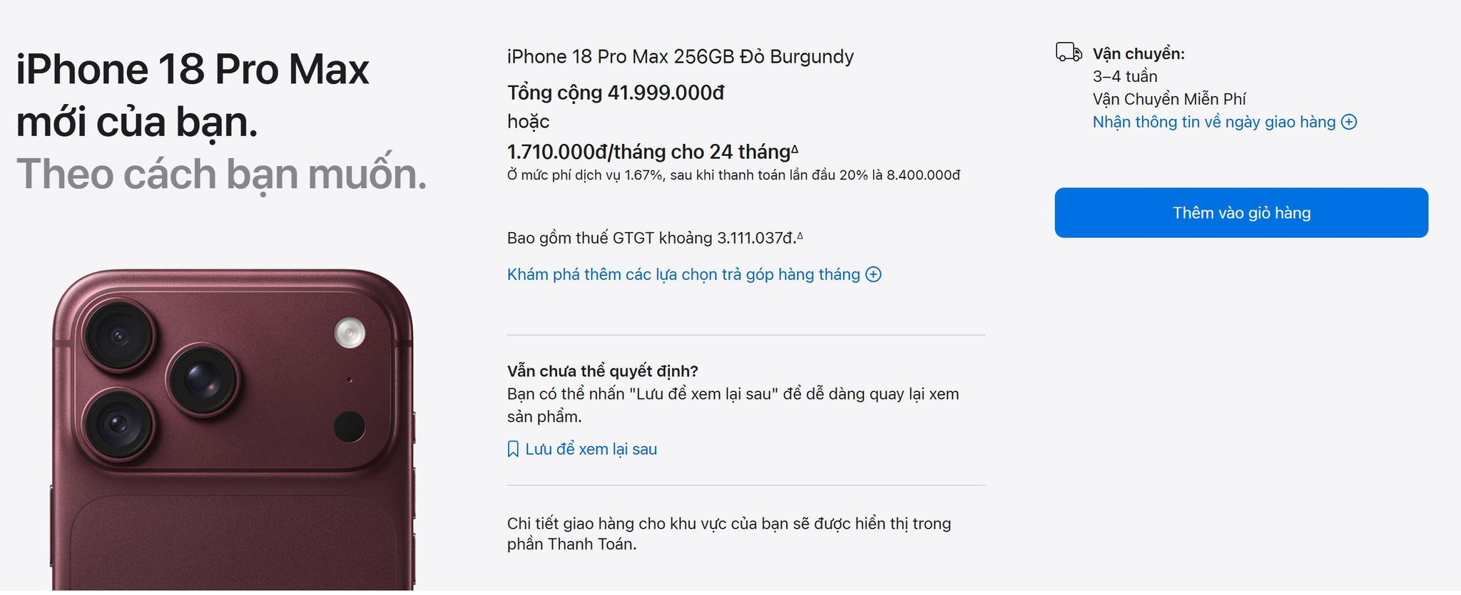 iPhone 18 Pro Max đội giá 5 triệu: Vì sao vẫn cháy hàng?