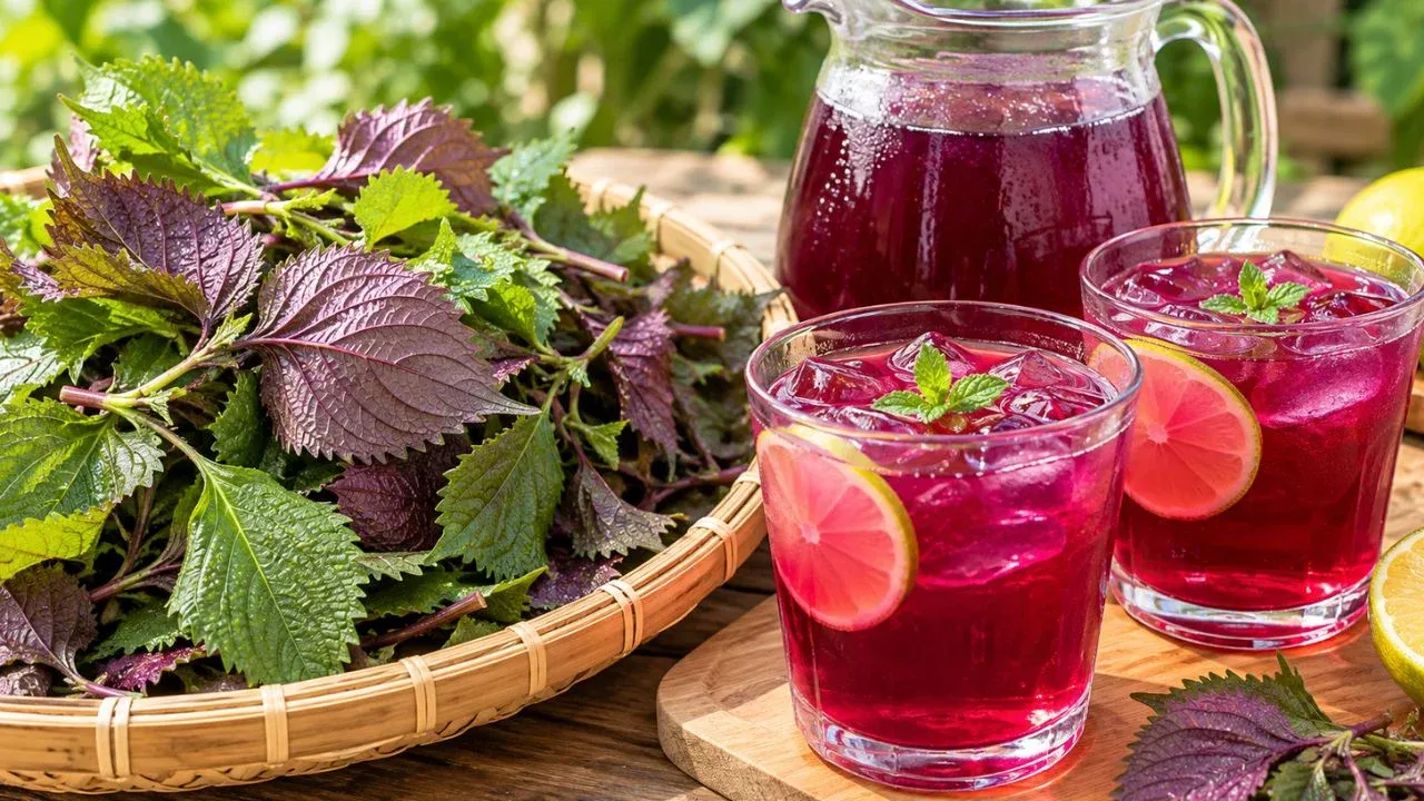 Nấu nước tía tô đúng cách để giữ màu đẹp và mùi thơm