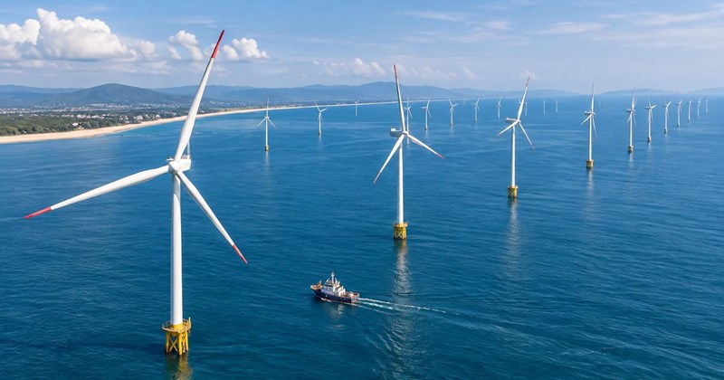 Điện gió ngoài khơi tăng tốc từ Quảng Ninh tới Quảng Trị