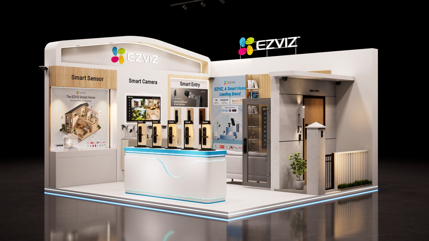 EZVIZ tích hợp khóa thông minh và camera 4G/Wi-Fi cho nhà ở hiện đại