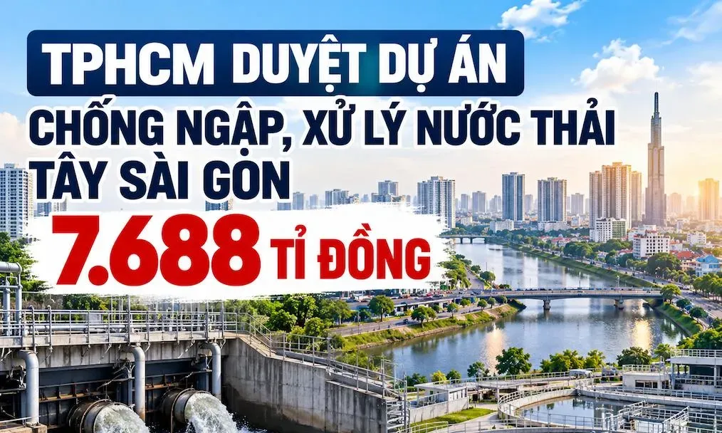 Dự án chống ngập Tây Sài Gòn 7.688 tỷ: cơ hội tái thiết quản lý nước đô thị
