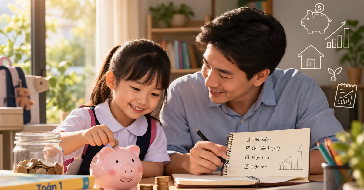 Từ tiền mặt đến tiền số: Dạy trẻ hiểu giá trị tiền thực sự