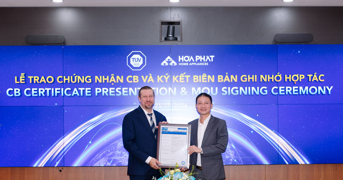 Hòa Phát, chứng nhận CB TÜV SÜD và tham vọng đưa bếp từ Funiki ra hơn 50 thị trường