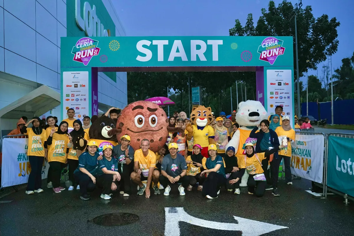 Larian Amal Lotus Ceria Charity Run Pecah Rekod Dana Pendidikan