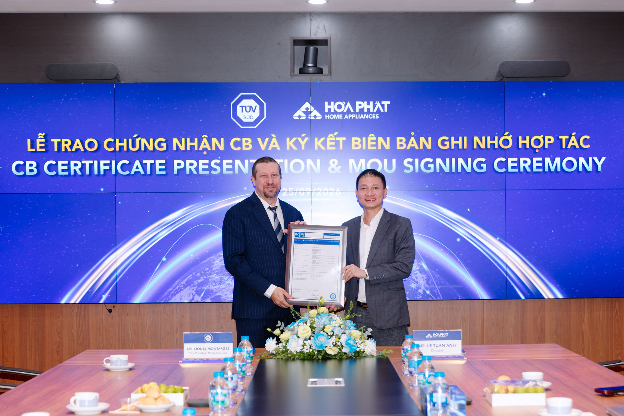 Hòa Phát, chứng nhận CB TÜV SÜD và tham vọng đưa bếp từ Funiki ra hơn 50 thị trường