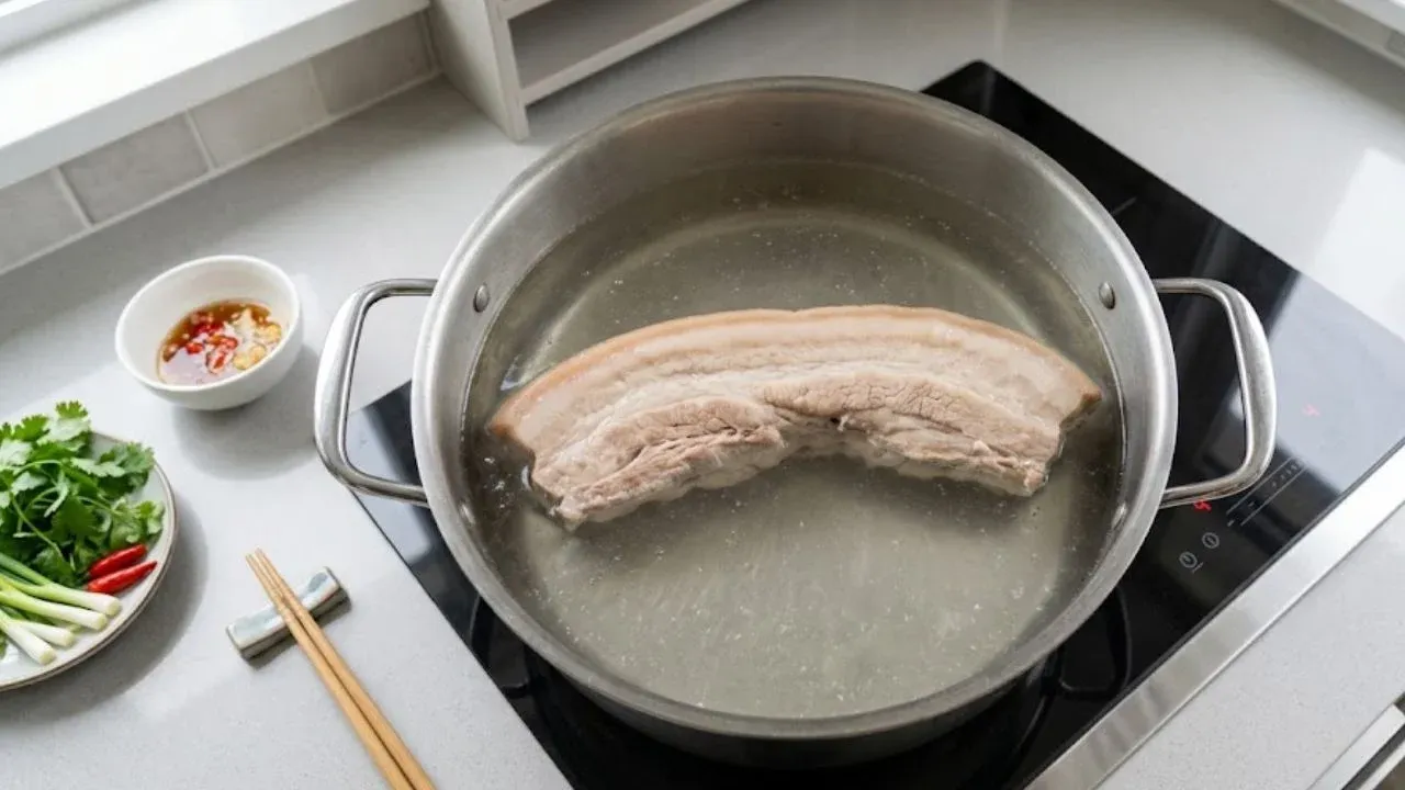 Nước luộc thịt có nên giữ lại nấu canh?