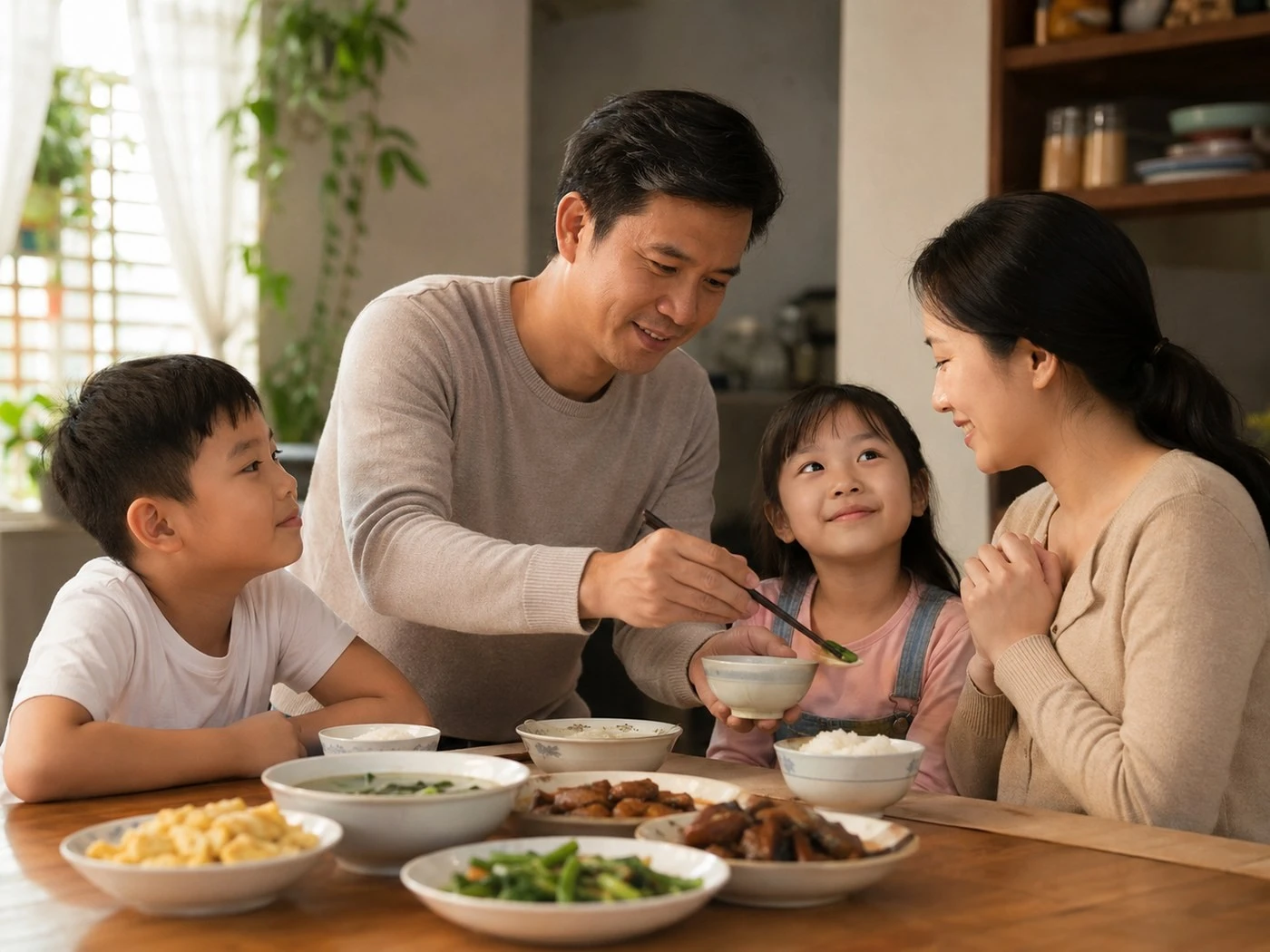 Cách cha mẹ đối xử hàng ngày định hình sự tự tin và nhân cách của con