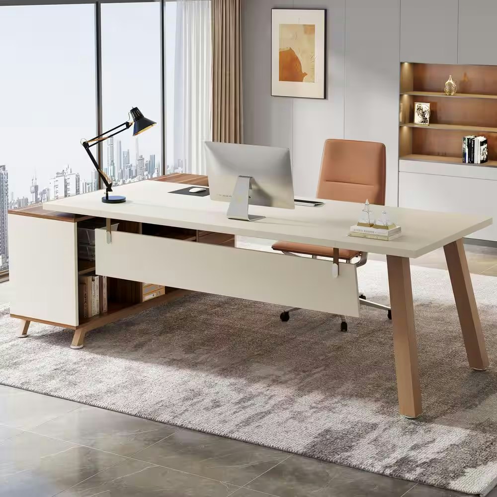 Deal bàn làm việc: đứng, L-shape và bàn compact cho setup sáng tạo