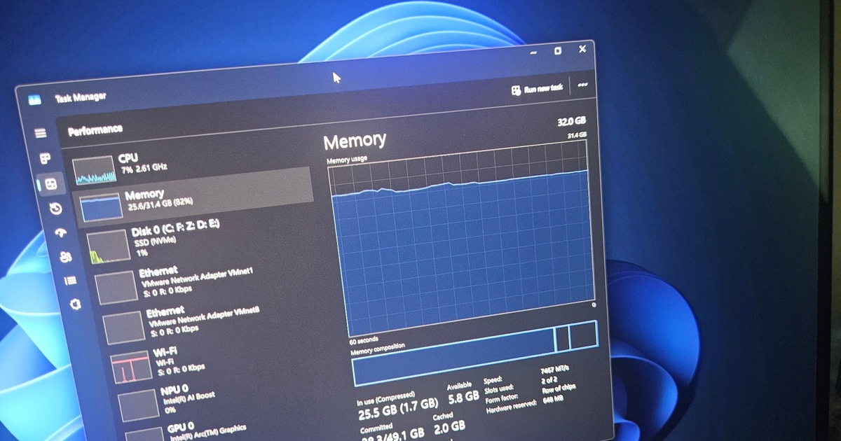 Laptop 16GB RAM vẫn giật lag? Cách tắt dịch vụ Windows ngốn bộ nhớ
