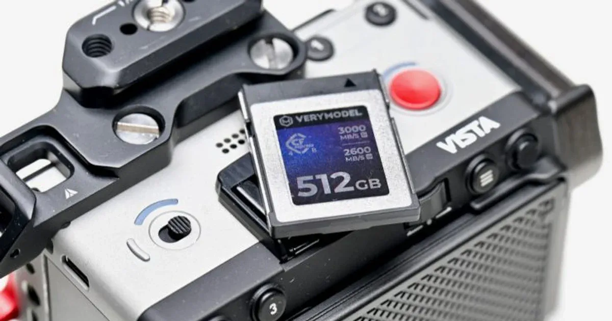 Thẻ CFexpress Type B VERYMODEL 4.0 giá mềm: đủ cho 8K RAW?