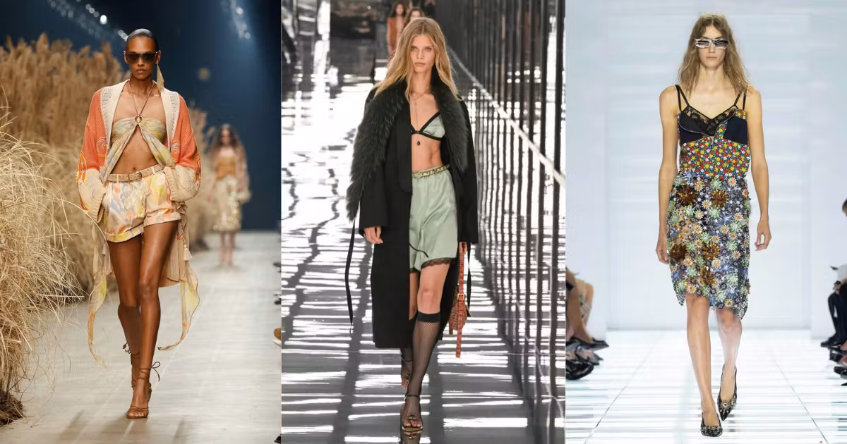Milan Fashion Week Xuân Hè: Mỏng manh, tối đa và đầy cá tính
