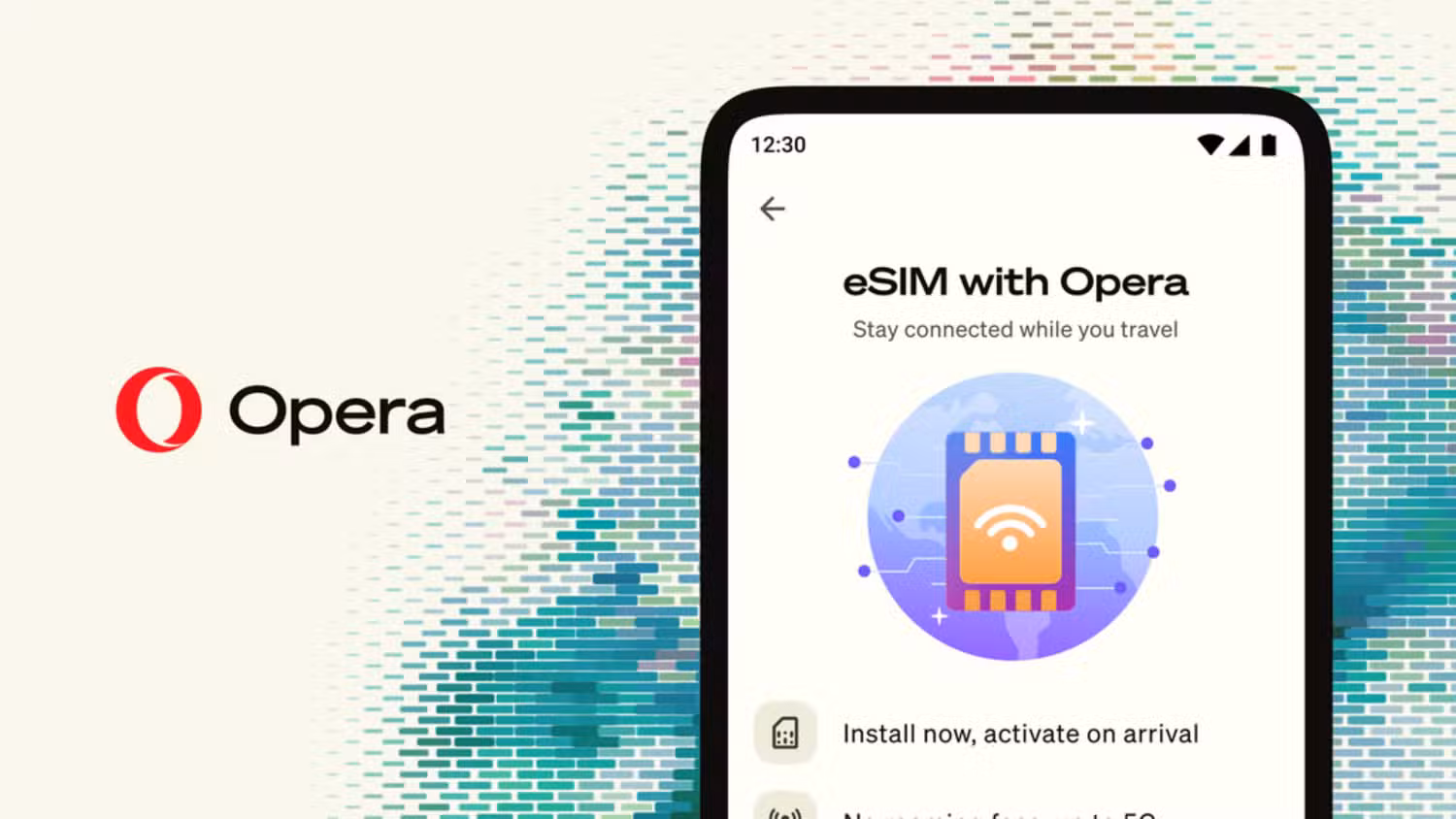 Trình duyệt Opera thêm eSIM du lịch với 3GB dữ liệu miễn phí