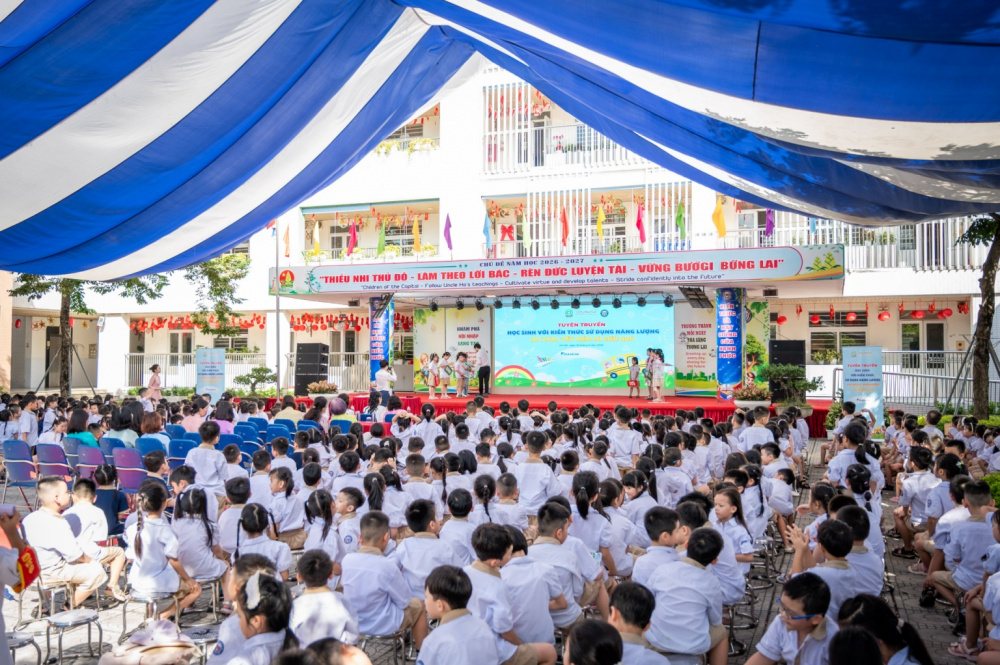 Giáo dục năng lượng cho học sinh tiểu học: gieo thói quen xanh từ mái trường
