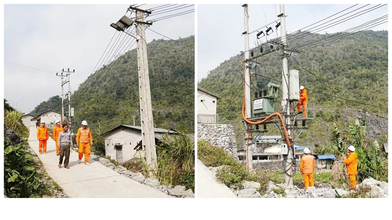 Đèn năng lượng mặt trời thắp sáng biên giới và nông thôn