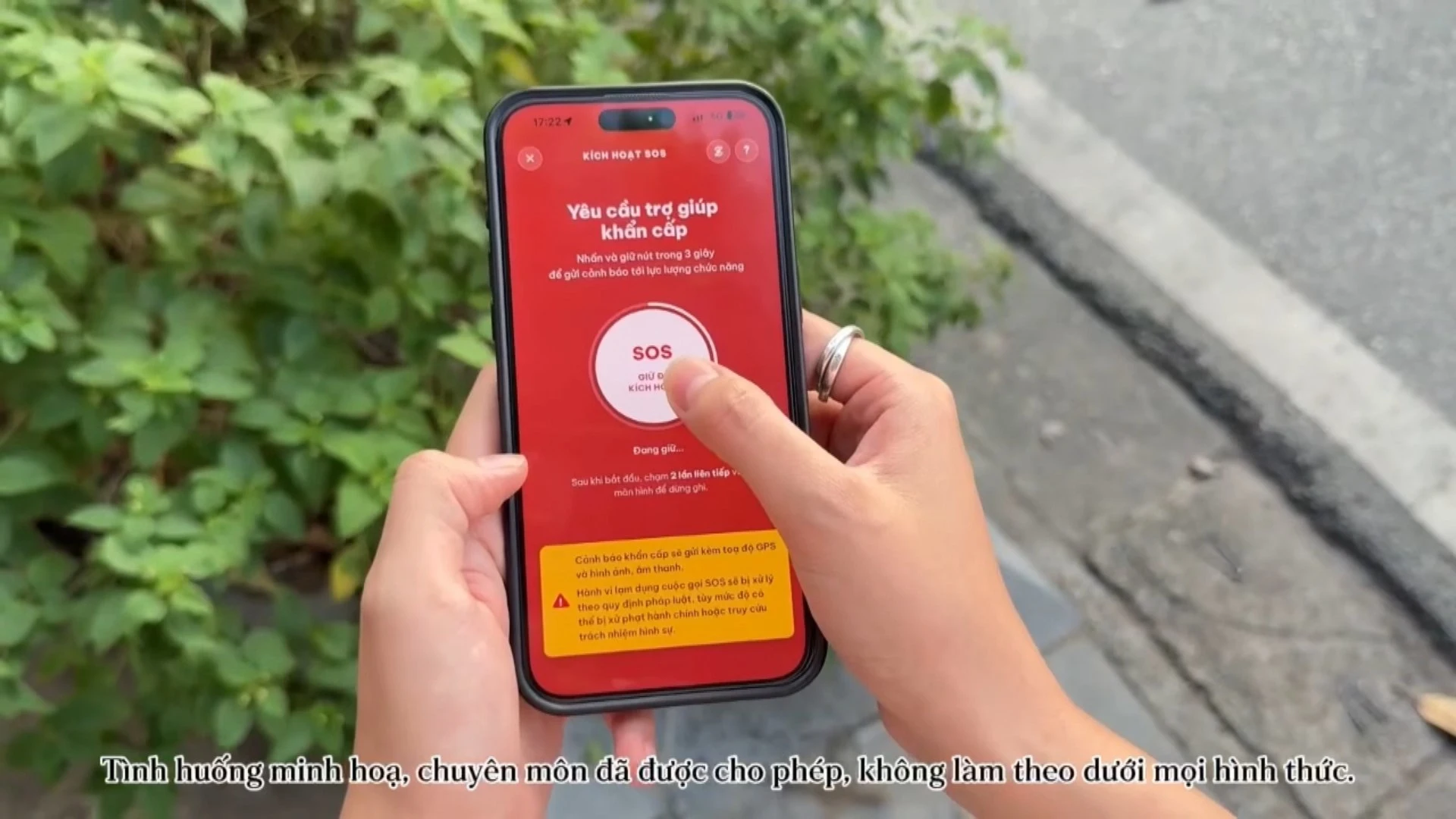 Ứng dụng Hanoi Smart Police: nút SOS thay đổi phản ứng khẩn cấp