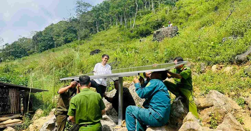 Từ pin mặt trời đến tuần tra biên giới: năng lượng sạch đổi đời vùng sâu vùng xa