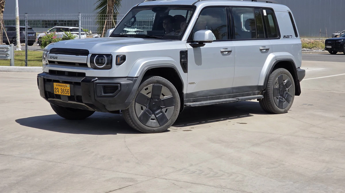 iCaur V27 REEV: SUV hybrid điện hầm hố chuẩn bị vào Việt Nam