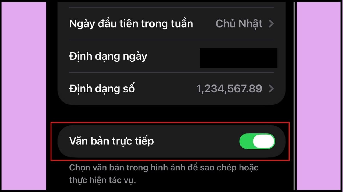 Sao chép văn bản từ ảnh trên iPhone bằng Live Text