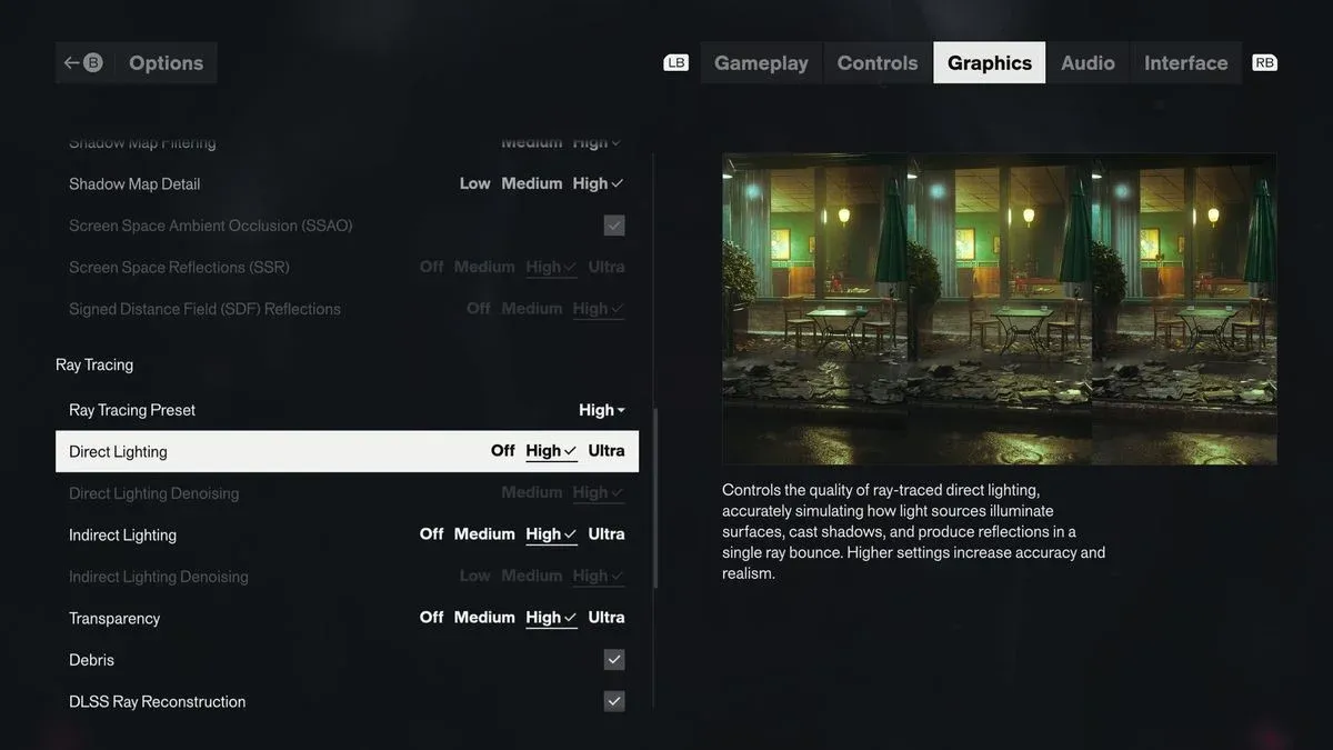 Tối ưu Control Resonant: cài đặt DLSS, ray tracing và benchmark GPU
