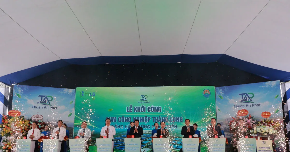 Cụm công nghiệp Thăng Long Hải Phòng 532 tỷ đồng: Động lực phía Tây