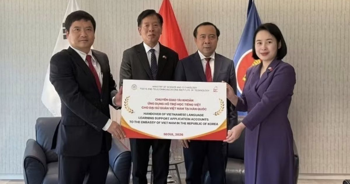 Ứng dụng học tiếng Việt cho trẻ em Việt-Hàn: công nghệ gìn giữ bản sắc từ xa