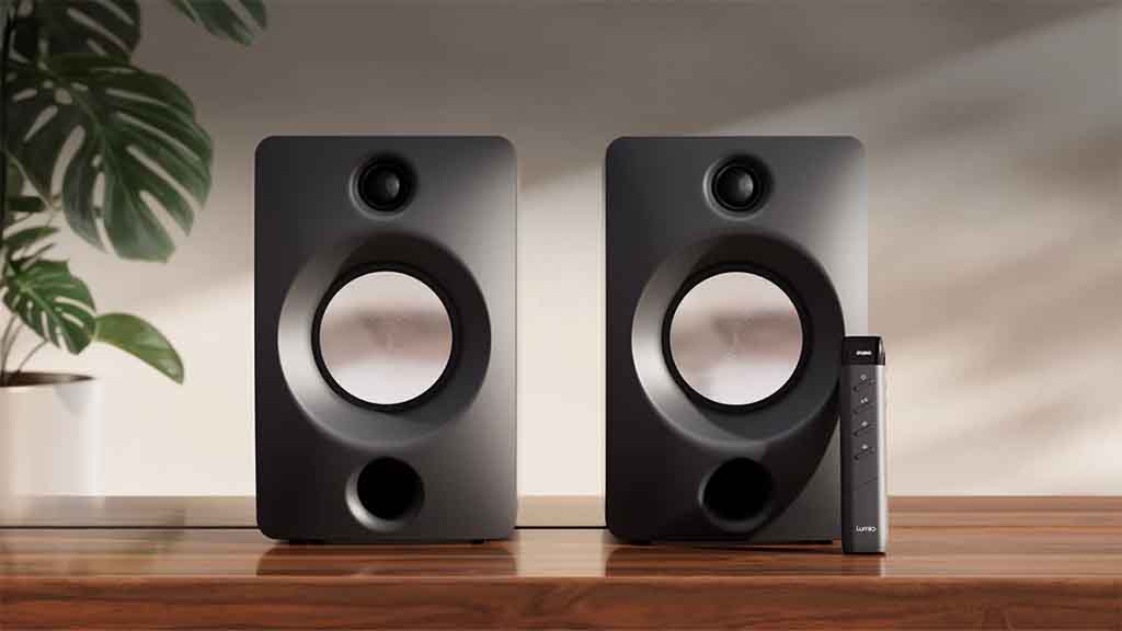 Loa Bluetooth cao cấp và đèn thông minh cho bàn làm việc sáng tạo