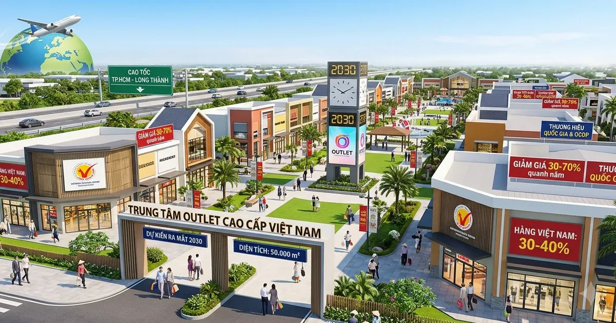 Làng outlet Việt Nam trên cao tốc: bước ngoặt hạ tầng bán lẻ