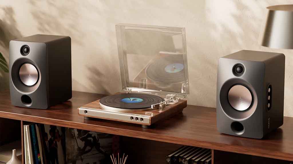 Loa Bluetooth cao cấp và đèn thông minh cho bàn làm việc sáng tạo