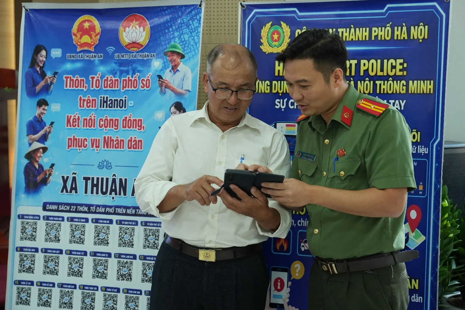 Ứng dụng Cảnh sát Hà Nội thông minh: Kênh báo cáo an ninh qua điện thoại