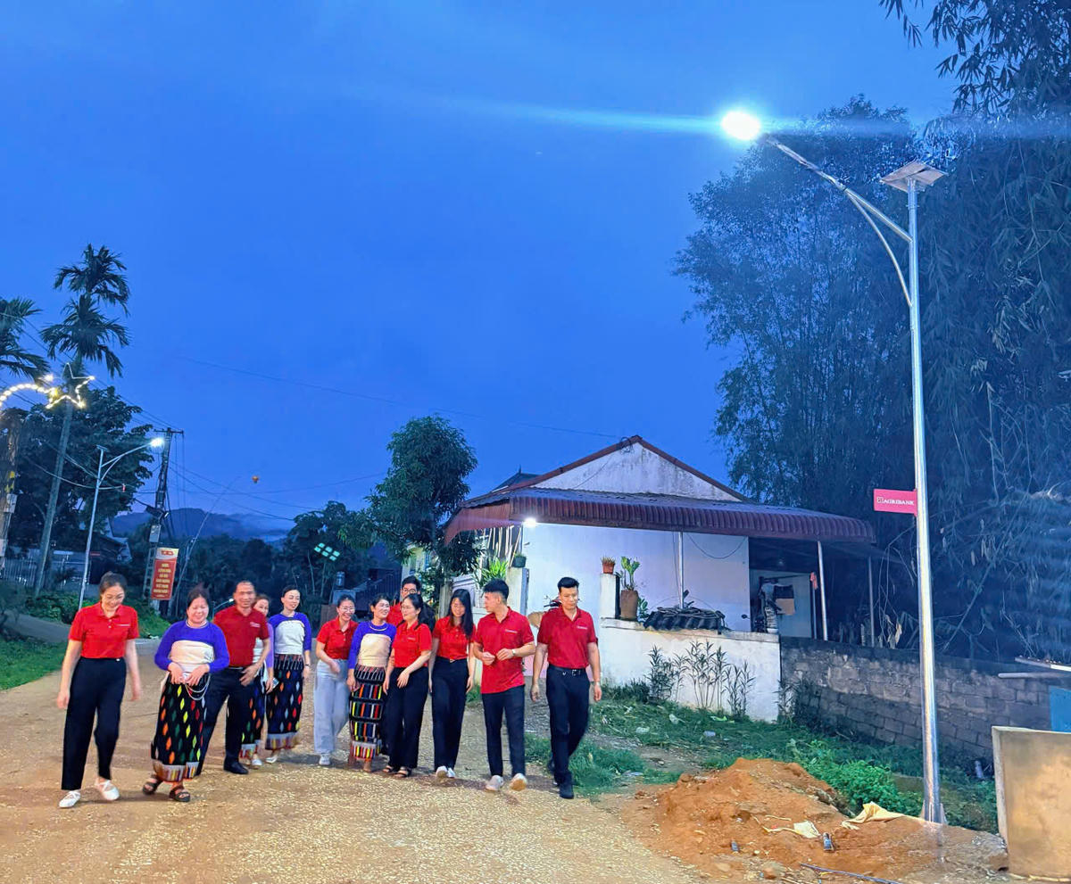 Làm sáng những vùng quê hẻo lánh với đèn năng lượng mặt trời