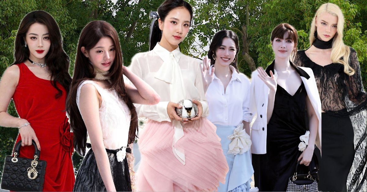 Jisoo, Jang Won Young, Địch Lệ Nhiệt Ba và bản diễn giải New Romantic tại Dior Xuân-Hè