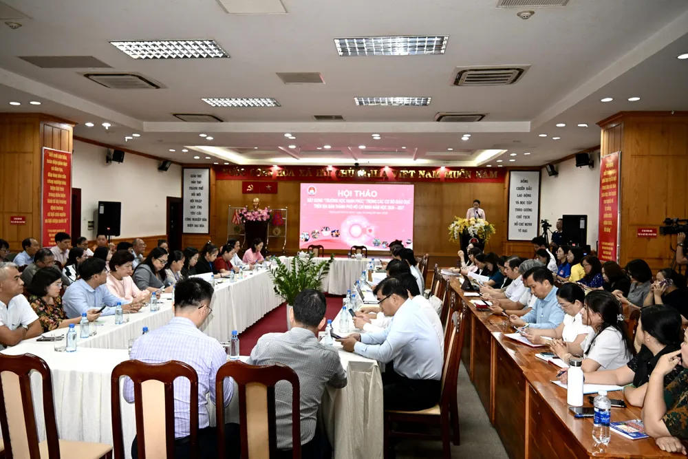 Trường học hạnh phúc ở TP.HCM: Tinh gọn tiêu chí để tránh hình thức