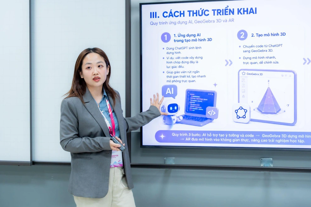 AI và AR biến Toán hình học không gian thành trải nghiệm 3D trực quan