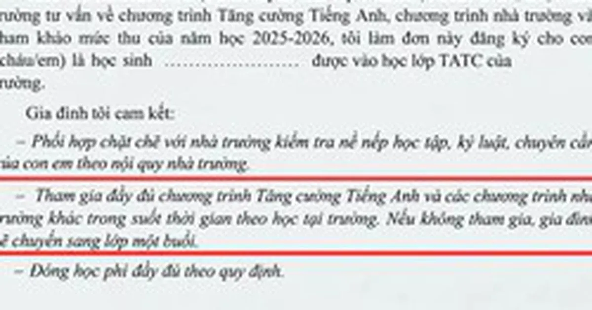 Muốn học bán trú phải đăng ký môn liên kết: Phụ huynh nên chấp nhận hay phản đối?