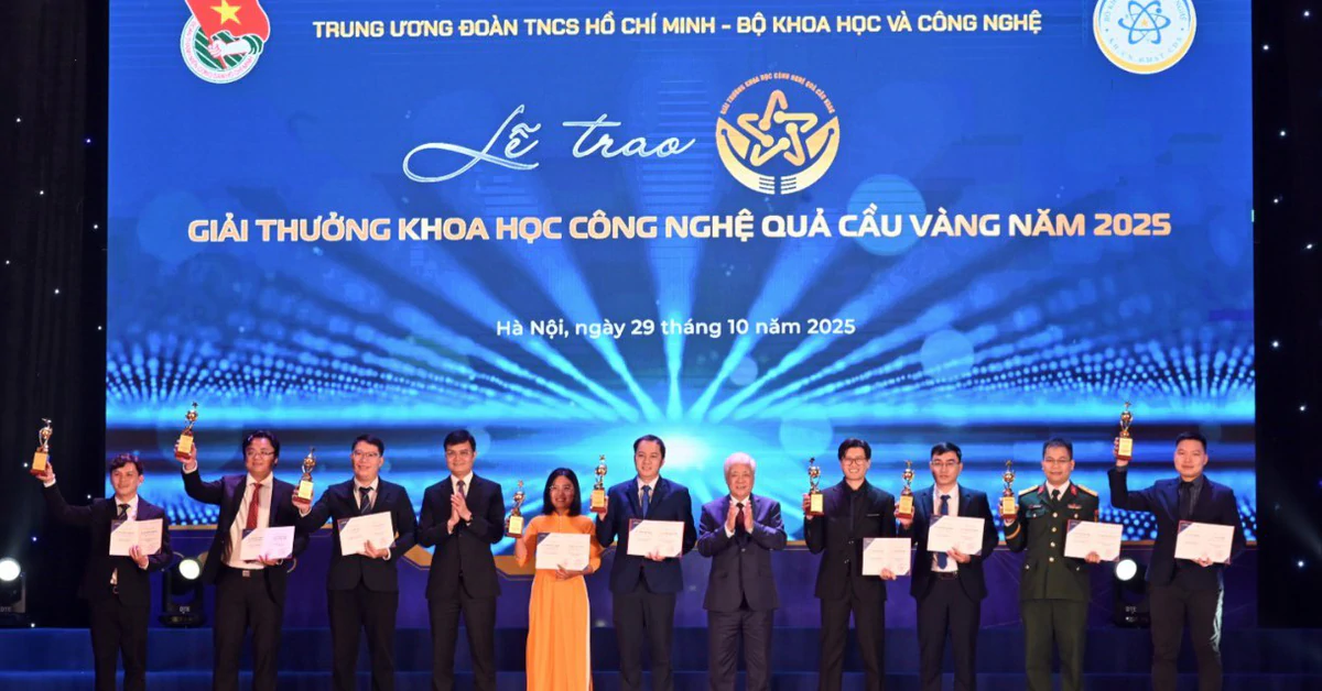 Giải thưởng khoa học công nghệ: Cánh cầu nối cho nhà sáng chế trẻ