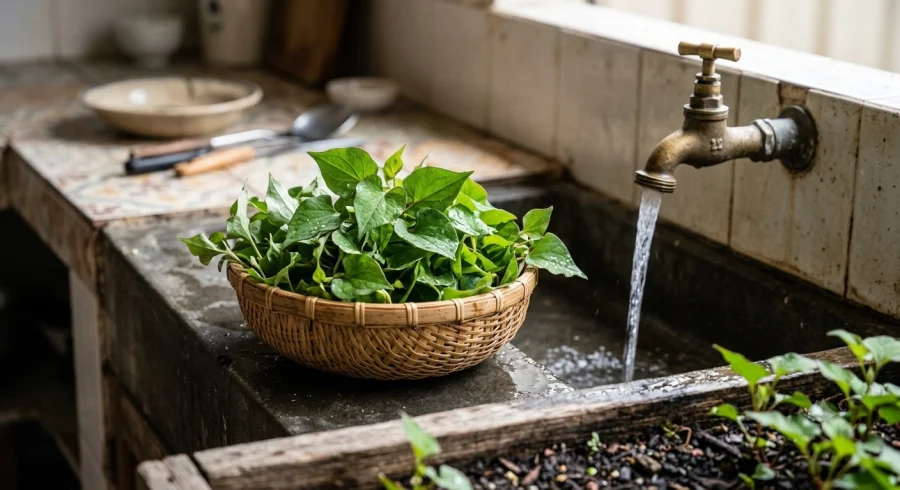 Diếp cá trồng tại nhà: 4 bước vệ sinh và chăm sóc để rau an toàn ăn sống