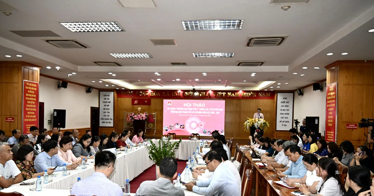 TPHCM giảm còn 9 tiêu chí trường học hạnh phúc: cắt hình thức để cứu nhà trường