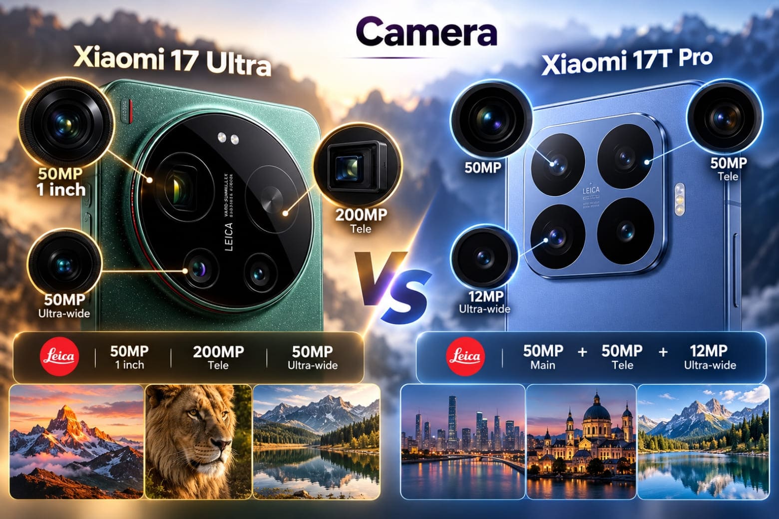 Xiaomi 17 Ultra vs 17T Pro: chọn flagship nào đáng tiền hơn?
