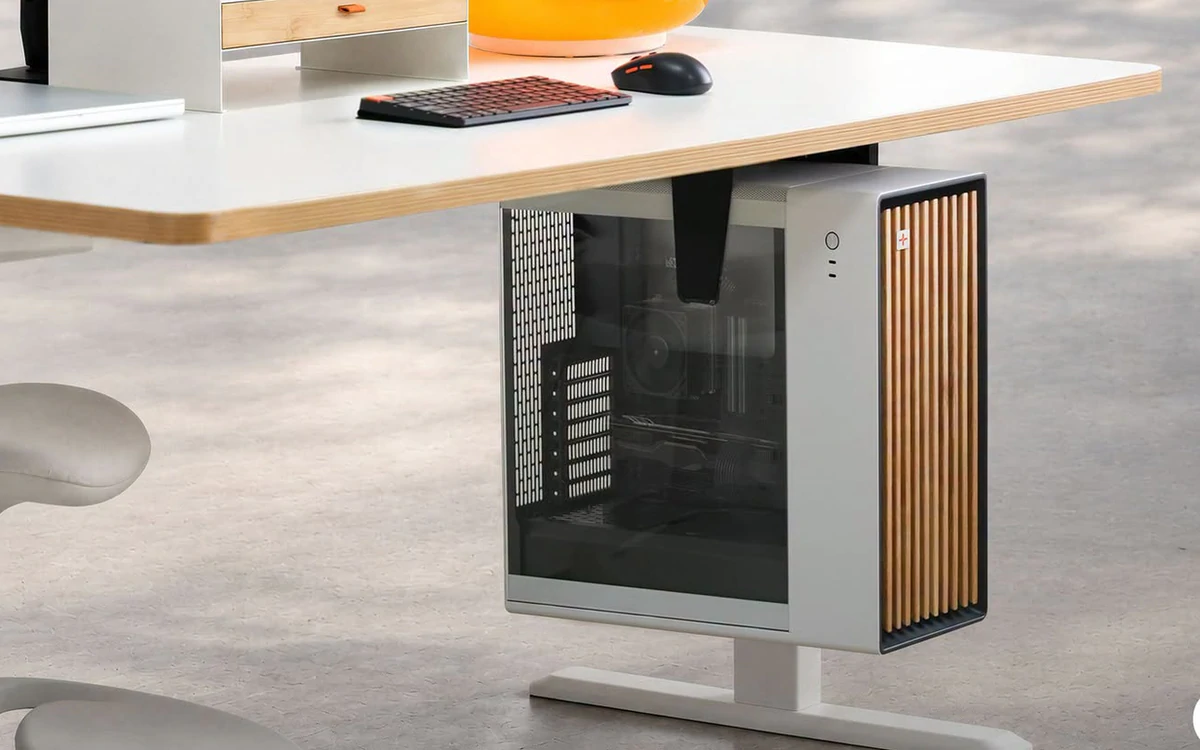 Giá treo CPU HyperWork CPH01: Giải phóng gầm bàn cho góc làm việc sáng tạo