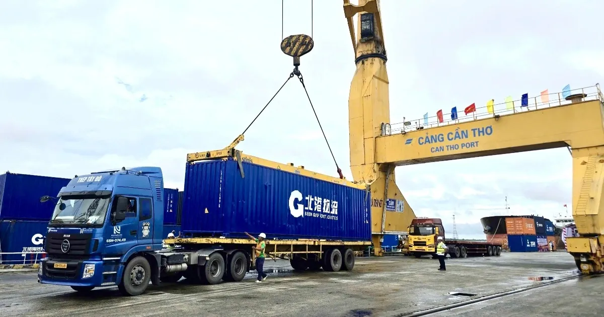 Tuyến vận tải container Nam Ninh – Cần Thơ: Bước ngoặt logistics cho Đồng bằng sông Cửu Long