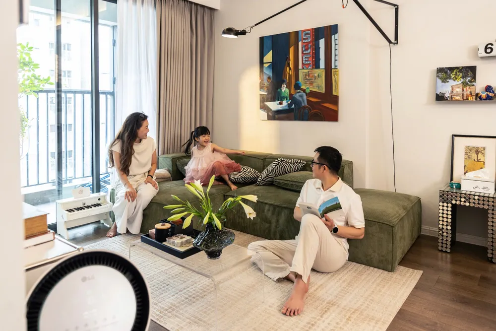 Thiết kế không gian sống cho ba thế hệ hòa hợp