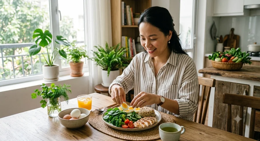 Không cần đếm calo: kiểm soát khẩu phần bằng bàn tay