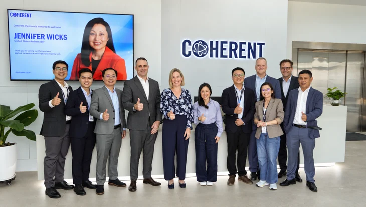 Đại sứ Mỹ thăm Coherent Vietnam: bước đi chiến lược trong hợp tác công nghệ cao