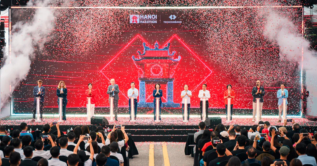 Marathon Quốc tế Hà Nội Techcombank: bước chạy định hình diện mạo Thủ đô