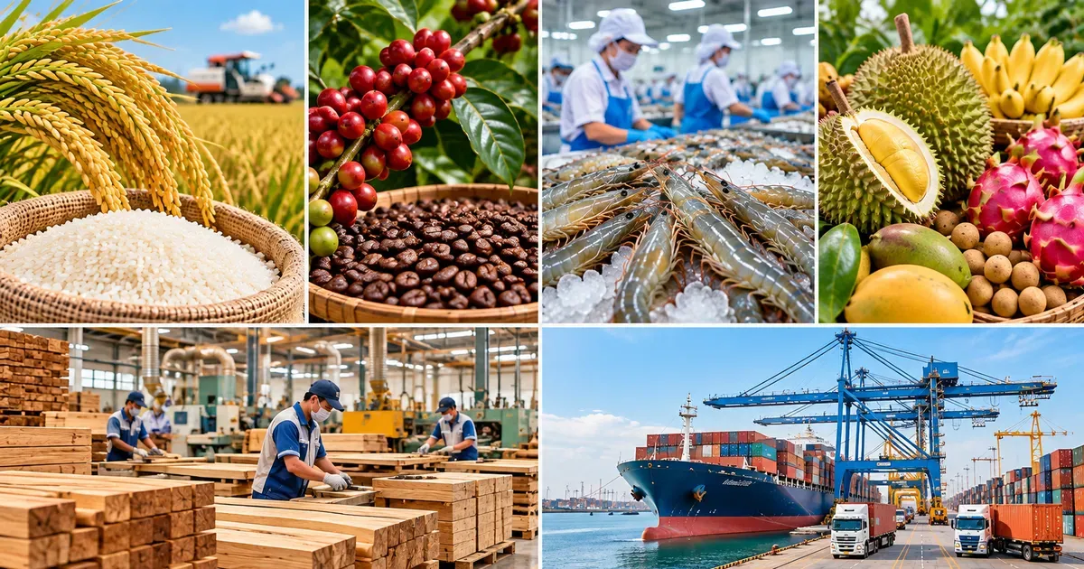 Nông nghiệp phải tăng tốc xuất khẩu quý IV để kịp đích 74,2 tỷ USD