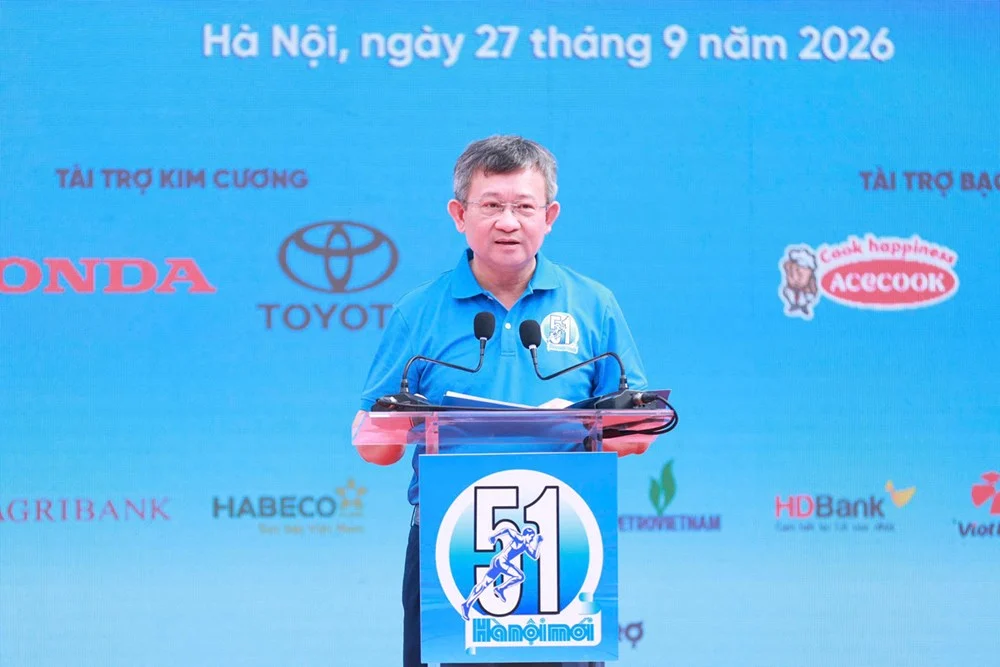 Giải chạy Hà Nội Mới lần thứ 51: Khi bước chân thể thao hóa lời chào hòa bình