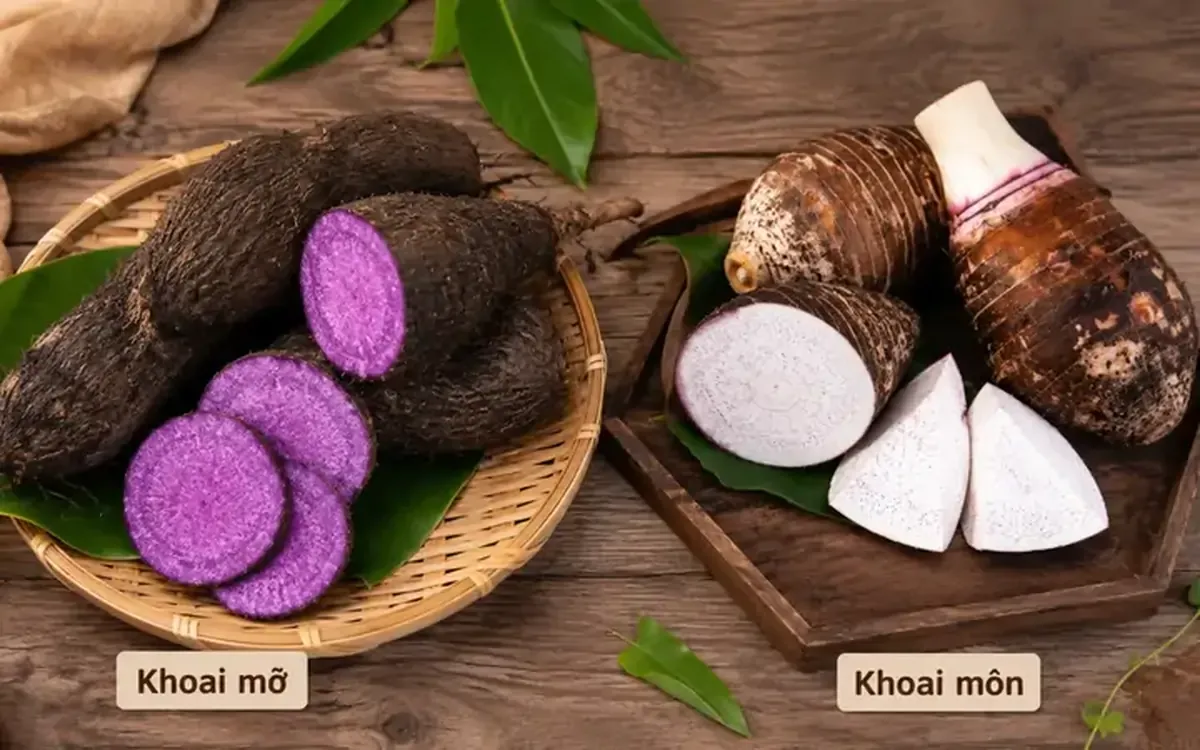 Khoai môn, khoai mỡ và củ sen mùa thu: chọn và nấu để tối đa chất xơ, kali