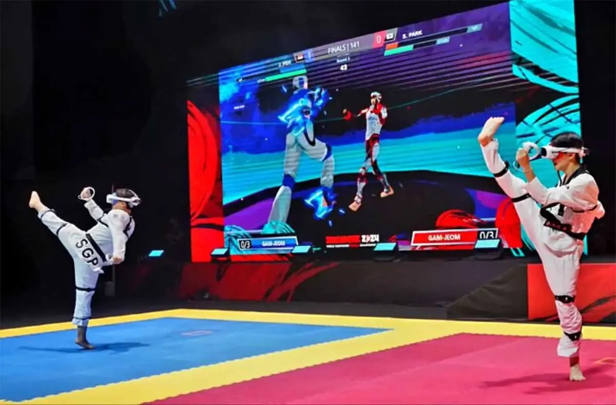 Taekwondo thực tế ảo: Khi võ đài hóa thành game đối kháng