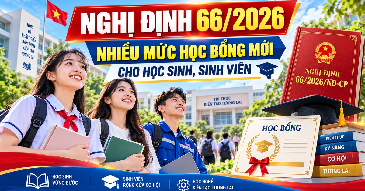 Nghị định 66/2026 và học bổng trường chuyên, trường năng khiếu